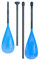 4 piezas de remo de SUP CarbonComp 8'0 Antitwist Superlight (4 piezas, remo de SUP CarbonComp 8'0, incluye 2 palas de remo como función kayak antigiro, sin bolsa)