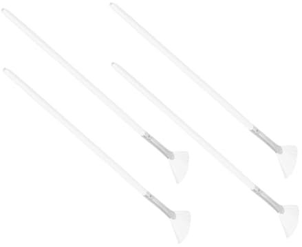 CRILSTYLEO Gentle Skin Care Soft Bristle Facial Brush 4 Pack Mask Brushes Beauty Spatulas Easy Application