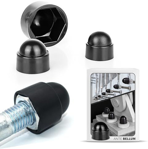Ante Bellum Cache Vis M16, Cache Boulon, Cache-Écrous Durables, pour Vis de Meubles, Protection Solide Contre la Corrosion, Améliorent la Sécurité au Travail, Aspect Professionnel, 10 Pièces