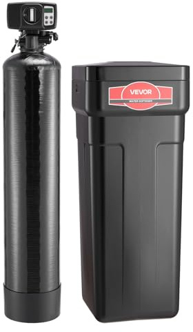 VEVOR Water Softener, 32,000 Grains Whole House Water Softener System, with Automatic Digital Control Head, Bypass Valve, Reduce Hardness and Minerals, Improve Water Quality, for 1-2 Bathrooms