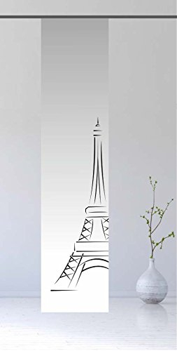 gardinen-for-life Flächenvorhang Paris Silver - Schiebevorhang, Gr.60x260 cm