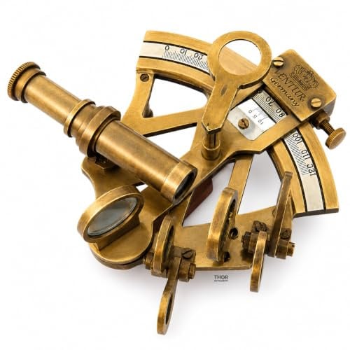 Antique Brass Nautical Sextant Maritime Astrolabe Marine for Office & Gifitng Item Rustic Vintage Home Decor Gifts