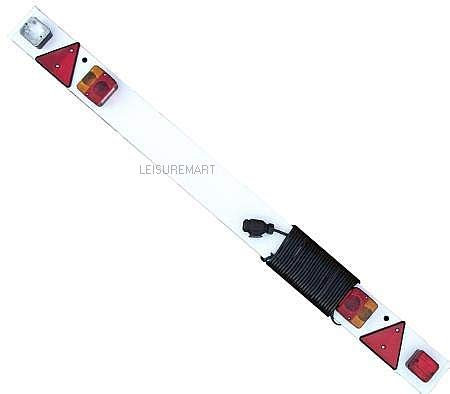 leisure MART Trailer lighting board 6ft complete with fog and reverse light, 10m cable and 13 pin plug Part no. LMX1390