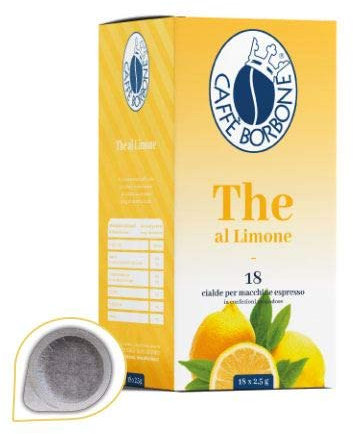 108 Cialde Filtro Carta 44Mm Caffe' Borbone The Nero Al Limone