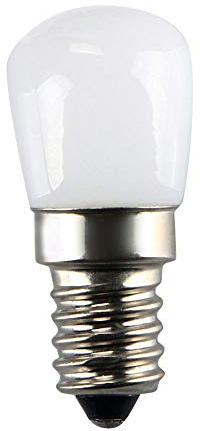 Lámpara de luz LED, Refrigerador Congelador Luces Lámpara del aparato, el ahorro de energía Bulbo de tornillo Iluminación Focos Blanco cálido 220V 2W E14