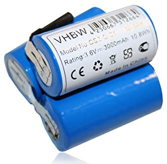 vhbw Akku kompatibel mit AEG FL36 AG303 Home Cleaner Heimroboter (3000 mAh, 3,6 V, NiMH)