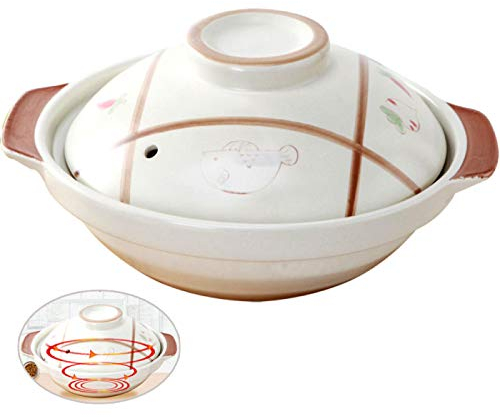 YISUPP Sauté Pan Shallow Casserole Dish With Lid - High Temperature Spodumene Stone Bowl, Stewing Pot NonStick,White-0.7L