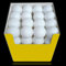 vabiono® Tischtennis Bälle Tischtennisbälle 21 Stück Trainings-Ball PingPong weiß Ø 40+ mm 3***