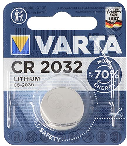 AccuCell Batteria adatta per Philips HUE Smart Button, 1 batteria al litio Varta CR2032 IEC CR 2032