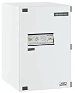 Burg Wächter Paketbox eBoxx für draußen, für alle gängigen Paketdienste, Witterungsbeständig, verzinkter Stahl, 98 l Volumen, E 635 W, Weiß (ähnlich RAL 9010), 41920