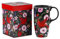 Topadorn Ceramic Mug with Gift Box Coffee Mug Latte Mug with Lid and Handle,17oz. Red Bird