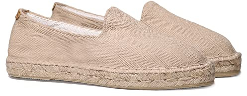 Men's Fabric Espadrille de algodón - MONTGRI - Toasted, 9 UK - 43 EU