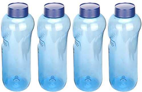 Spar Set 4x 1L Tritan Trinkflasche auslaufsicher ohne Weichmacher Greiner BPA frei Wasserflasche