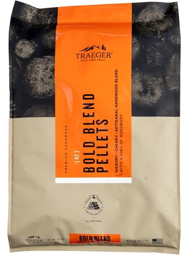 Traeger Bold Blend Holzpellets Premium American Hickory & Cherry Hartholz 8,2 kg