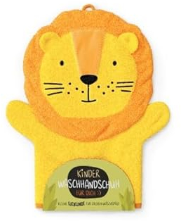 Rungassi Kinder Waschlappen Waschhandschuh Thema Kleiner Liebling (Löwe)