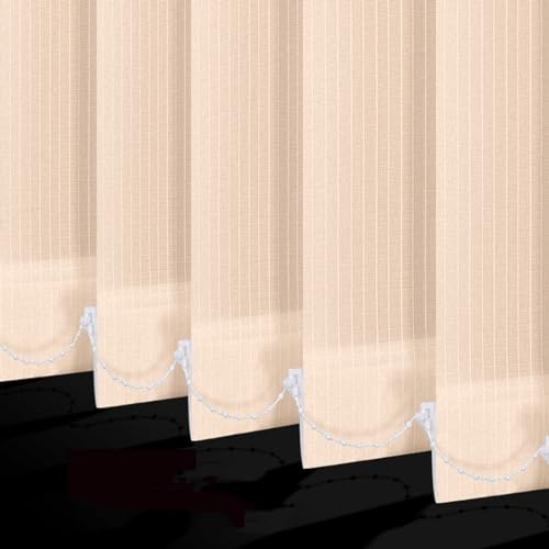 FENGSHOUU Lamellenvorhang Vertikaljalousie Verdunkelungsjalousie,Blickdicht lichtdurchlässig Schiebevorhang,Sonnenschutz Blendschutz,für Zuhause Büro,Mit Zubehör,Anpassbar,Breite×Höhe (120cm x 220cm)