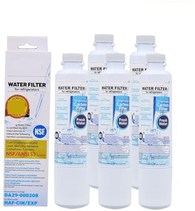 Replace Refrigerator Water Filter DA29-00020B，Compatible for Samsung DA29-00020A/B, HAF-CIN/EXP (Color : 5 pcs)