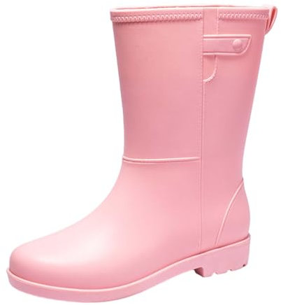 Bottes de pluie décontractées pour femme - Taille 42, rose, 37 EU