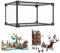 Vitrine Exposition pour Lego 76407 41737,45x40x30cm Acrylique Transparent Grand Boîte de Présentation,Boîte d'Affichage Anti-Poussière pour Collection Figurine Jouets