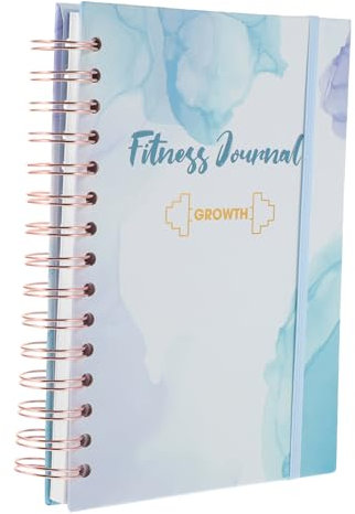 VILLCASE Fitnessplan Buch fitness planer fitness-tracker vielzweckleiter trainingsplan nootbook Trainingsbuch Notizblock schreiben Trainingstagebuch für Frauen Spulennotizbuch Papier