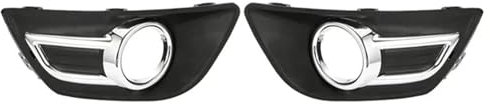 Antibrouillard Avant Voiture Pour Citroen Pour C4 Pour C-Quatre 2008-2011 1 Paire Couvercles Phares Antibrouillard Avant Chromés Cadre De Phare Antibrouillard Avant Éclairage Feux Antibrouillard Avant