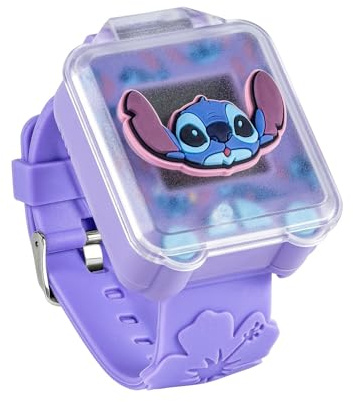 Disney Stitch LAS4162 Lernuhr, 3D-Armband, Violett