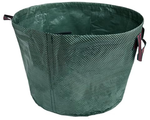 Poubelle étanche de 50l, 6 pièces, conteneur débris, poubelles jardin réutilisables avec 4 poignées pliables for haie fleurs pour Feuilles