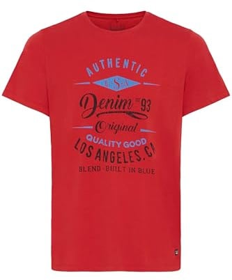 Blend BHDoppler Herren T-Shirt Kurzarm Shirt Rundhals-Ausschnitt