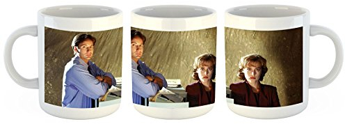 Unified Distribution Akte X TV Serie - Tasse mit Motiv Bedruckt, 300ml C-Henkel. Tolles Geschenk für Büro, Küche, Geburtstag, Ihre Neue Lieblingstasse zum Frühstück