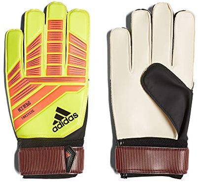adidas Erwachsene Predator Training Torwarthandschuhe, Solar Yellow/Solar Red/Black, 11