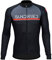 Sundried Mens Long Sleeve Cycling Jersey Road Bike MTB Bicycle Clothing (Black, L)