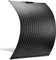SARONIC Panel Solar ETFE Flex Monocristalino Semiflexible de 100W para RV, Barco, Tienda, Coche, Remolque, Batería de 12V o Cualquier otra Superficie Irregular (Negro)