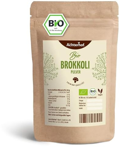 Brokkoli Pulver BIO (500g) aus deutschem Anbau schonend vermahlen vom-Achterhof
