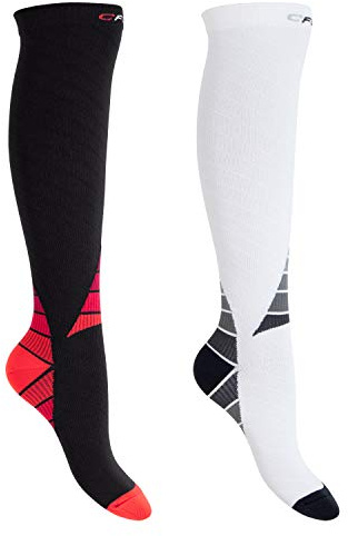 CFLEX Herren & Damen Sport Strümpfe (1 oder 2 Paar) Kompressions Kniestrümpfe