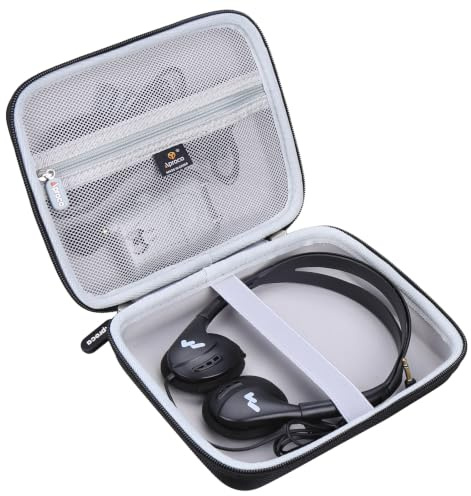 Case for Williams Sound PockeTalker Ultra DUO Sound Amplifier, Case Only | Carrying Case, Hard EVA Bag, Zippered Mesh Pocket Stores All Accessories of the Amplifier