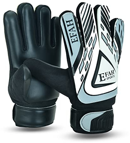 EFAH SPORTS Fußball Torwarthandschuhe für Jungen Kinder Jugendliche Torwarthandschuh mit starken Handflächen