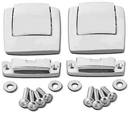 Verschluss und Scharniere Set Topcase Harley Tour Pak 88-13 Chrom Craftride DK58