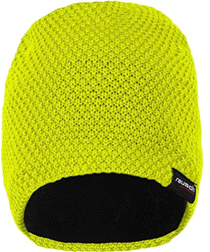 Reusch Whistler Beanie Unisex Mütze mit Fleece innen (One Size, Gelb)