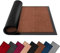 FB FunkyBuys Washable Dirt Trapper Door Mats Indoor & Outdoor, Heavy Duty Non Slip Doormats, Rubber Backed Floor Mat, Super Absorbent Front Door Mat, Entrance Rug (Brown-Plain, 60cm x 120cm)