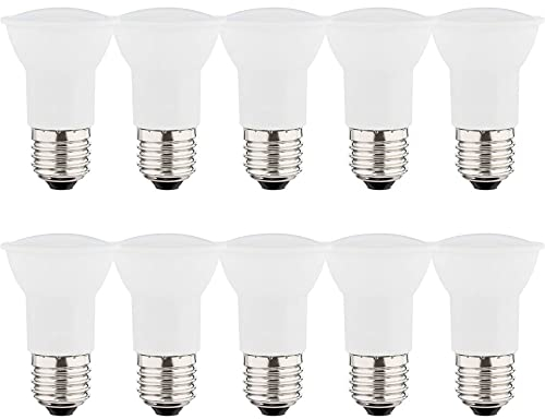 NCC-Licht 10 x LED Leuchtmittel PAR16 Reflektor 5,8W = 42W E27 230V 500lm warmweiß 3000K Ra>90 110°
