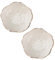 GOOHOCHY 2Pezzi Ciotole Fiore Piatti per Salsa Decorativi Porcellana per Sushi BBQ e Picnic Bianco