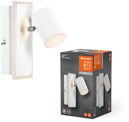 LEDVANCE DECOR SPOT MARS, 16,5W, 875lm, bianco, faretto, teste orientabili, versatile, spot per interni, colore della luce bianco caldo, ottica di alta qualità, installazione semplice