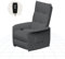 FLEXISPOT Recliner Armchair Electric Chair Fabric Chair with Arms Adjustable Sofa Lounge TV Armchair with Reclining Function Backrest Adjustable from 105° to 155° Dark Grey