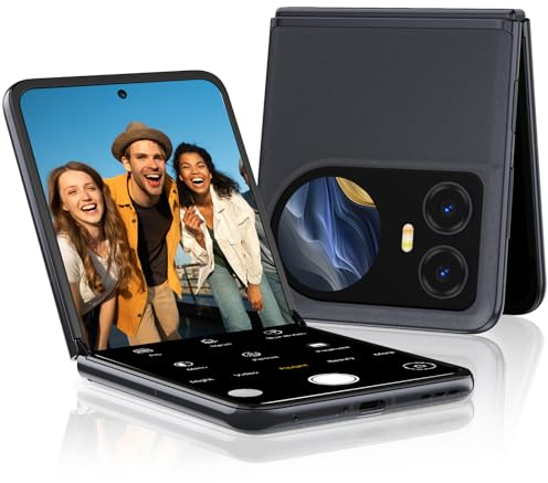 Blackview Hero 10 Teléfono Plegable 2025, 6.9 2.5K 120Hz/36GB+256GB(UFS2.2)/108MP+32MP+8MP 120°Grand Angle Caméra/4000mAh(45W)/Face ID/NFC/GPS/Dual SIM Slots MTK G99 8-Core Flip Phone
