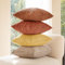 Softalker Herbst Kissenbezug 40x40 cm Orange Gelb Cord 4er Set Kissenbezüge Kissenhüllen Kissen Fall Sofakissen Dekokissen Couchkissen Deko für Sofa Wohnzimmer flauschig Cushion Cover Pillow Cover