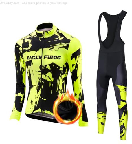 UGLY FROG Winter Cycling Jersey Women Long Sleeve Set Thermal Fleece Bike Shirt bib Cycling Trousers Suits Classic Cycling Clothing