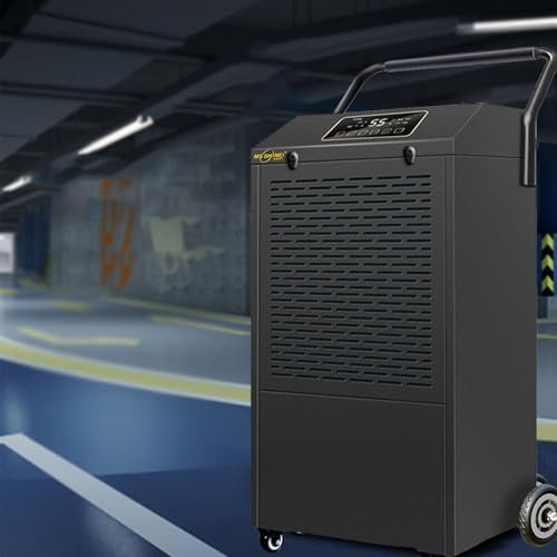 Deshumidificador Comercial De 60 Litros/DíA, Deshumidificador De Aire Industrial, Temporizador De 24 Horas, DescongelacióN AutomáTica, Arranque Con Memoria, Pantalla Led, Ruedas Y Asa.,White