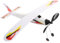 WOONEKY 2pcs Elastic Band Powered Airplane Model Kit Boys and Girls Glider Plane 3d Assembly Toys Educational Present Style