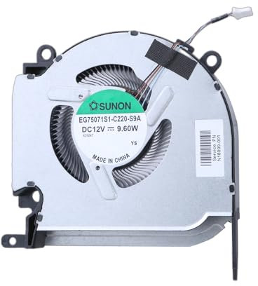 Uitndvyte CPU GPU Ventola DC12V 4Pin 4 Fili Laptop CPU GPU Ventola Raffreddamento per OMEN 16K 16-N per Radiatori per Notebook OMEN 8Pro