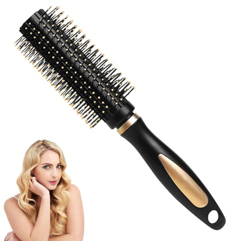 Round Hair Brush for Women Blow Dry,radial brush for Curly Hair Styling | round hair brush women blow dry,styling brush, Creating and Smoothing Curly or Wavy Hair Professional Styling Tool